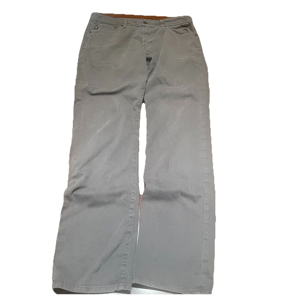 AG Adriano Goldschmied The Graduate Tailored Leg Pants Men's 34x34 Gray Chino